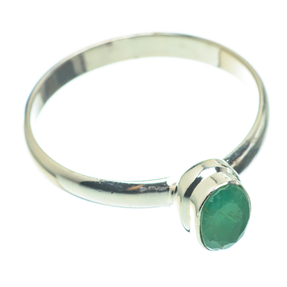 Zambian Emerald Rings handcrafted by Anasilvercos - RING61379