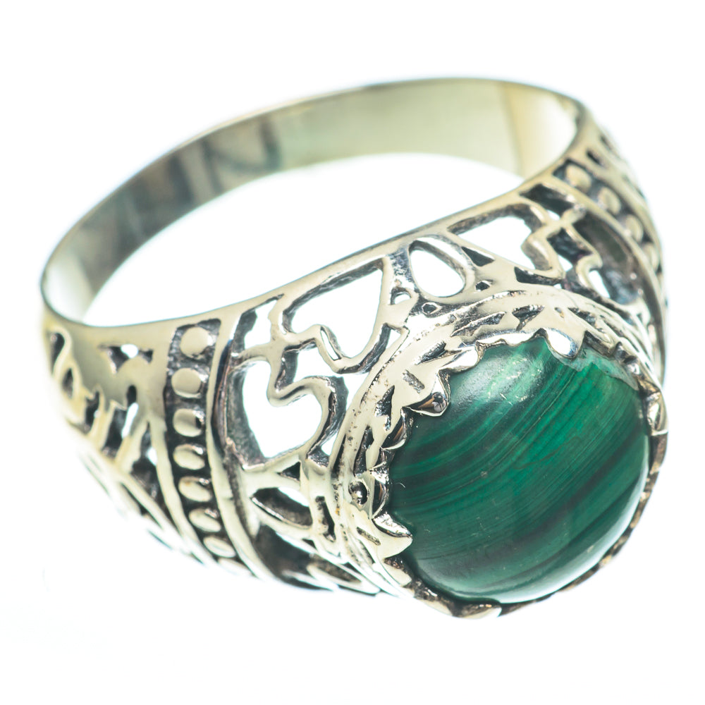 Malachite Rings handcrafted by Anasilvercos - RING61381