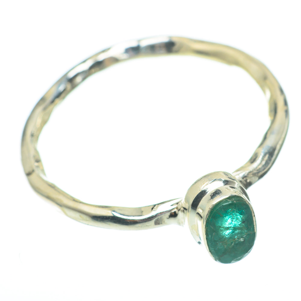 Zambian Emerald Rings handcrafted by Anasilvercos - RING61382