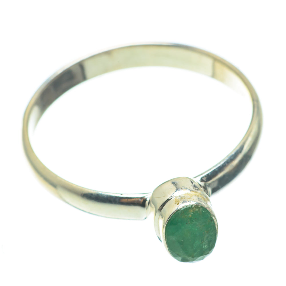 Zambian Emerald Rings handcrafted by Anasilvercos - RING61388