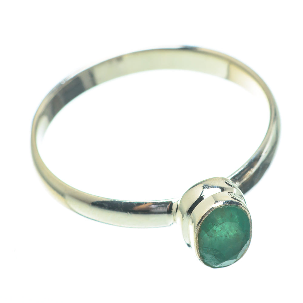 Zambian Emerald Rings handcrafted by Anasilvercos - RING61391