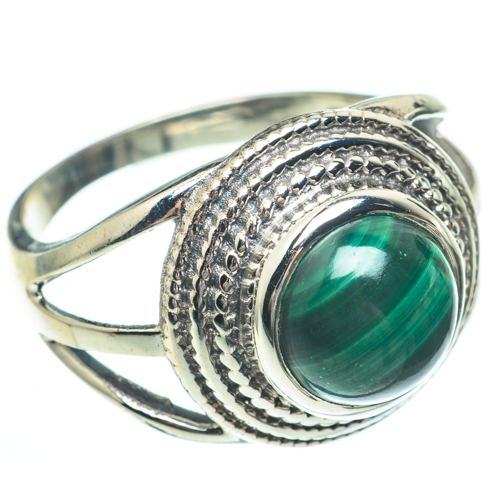 Malachite Rings handcrafted by Anasilvercos - RING61392