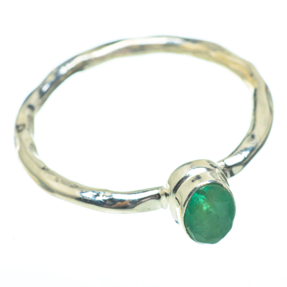 Zambian Emerald Rings handcrafted by Anasilvercos - RING61393