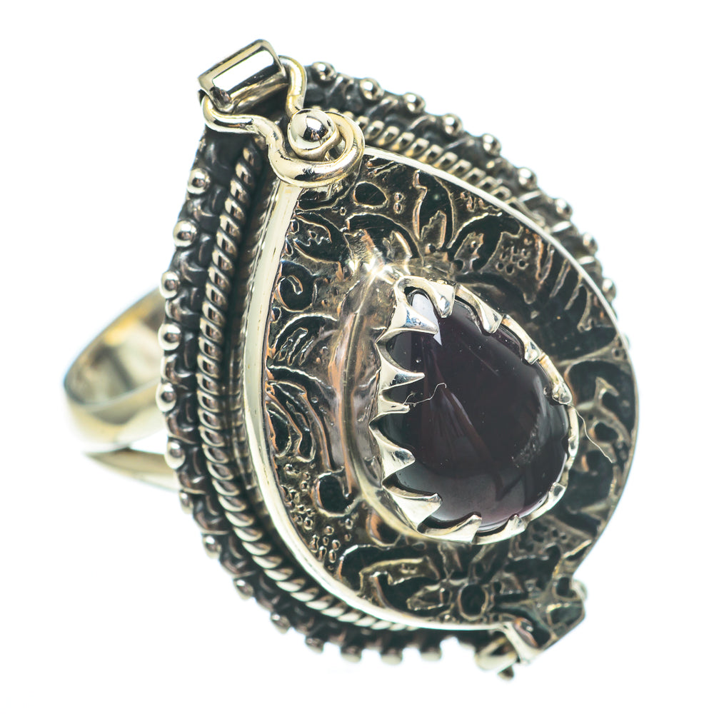 Garnet Rings handcrafted by Anasilvercos - RING61405
