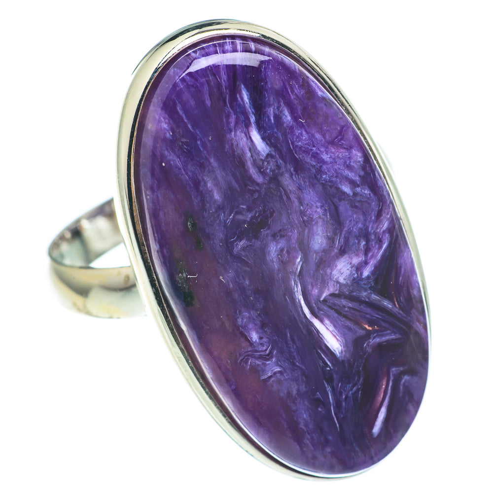 Charoite Rings handcrafted by Anasilvercos - RING61409
