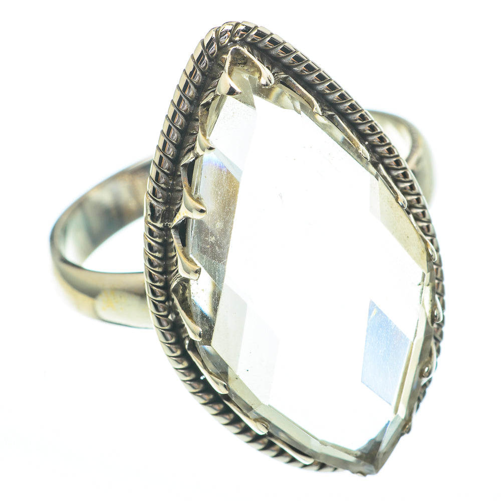White Quartz Rings handcrafted by Anasilvercos - RING61413