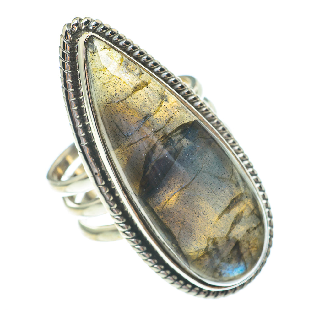 Labradorite Rings handcrafted by Anasilvercos - RING61421