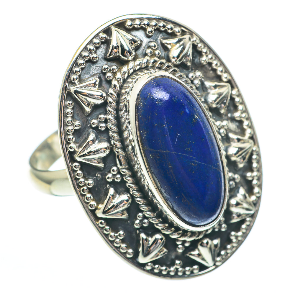 Lapis Lazuli Rings handcrafted by Anasilvercos - RING61423