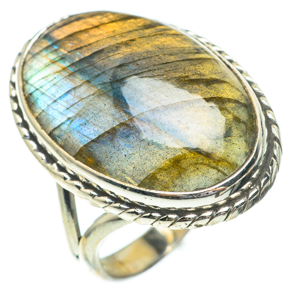 Labradorite Rings handcrafted by Anasilvercos - RING61424