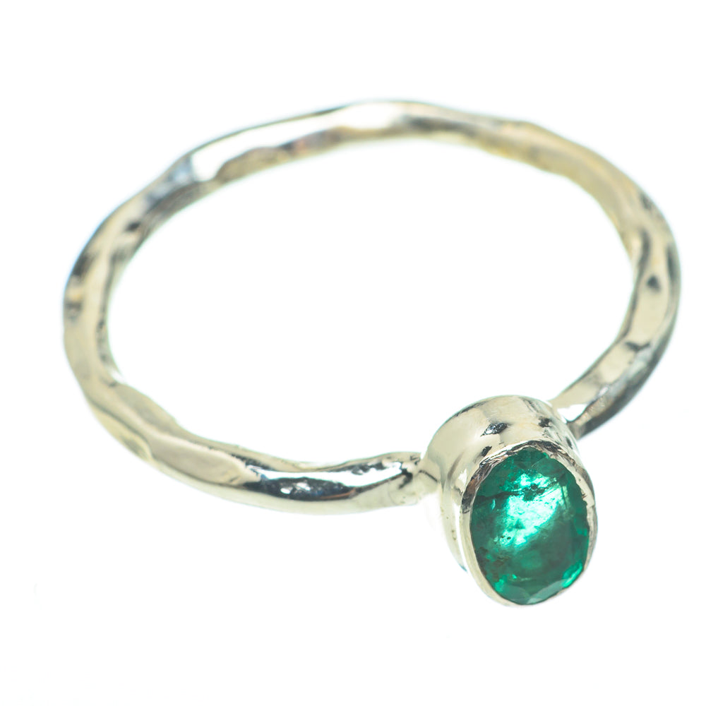 Zambian Emerald Rings handcrafted by Anasilvercos - RING61426