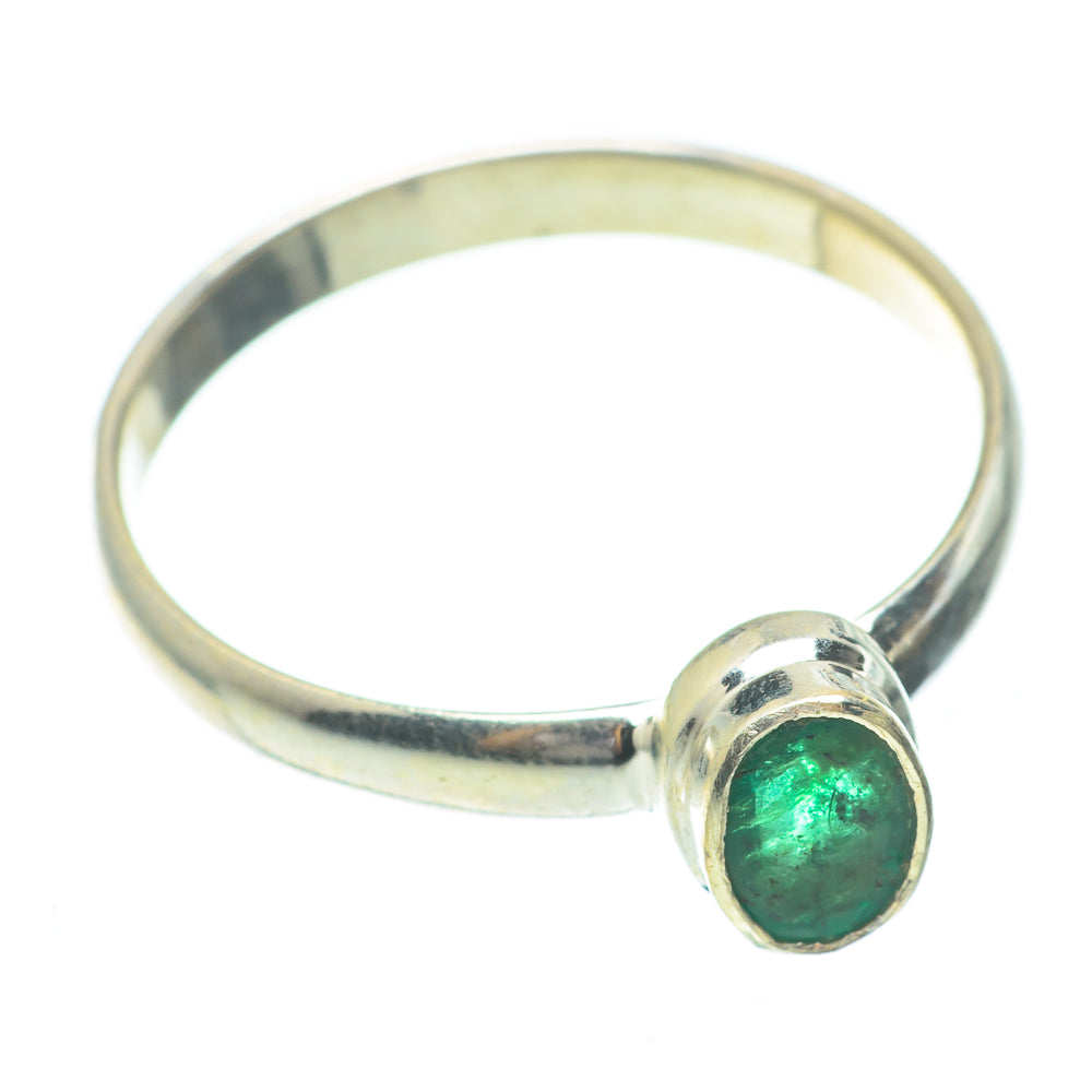 Zambian Emerald Rings handcrafted by Anasilvercos - RING61427