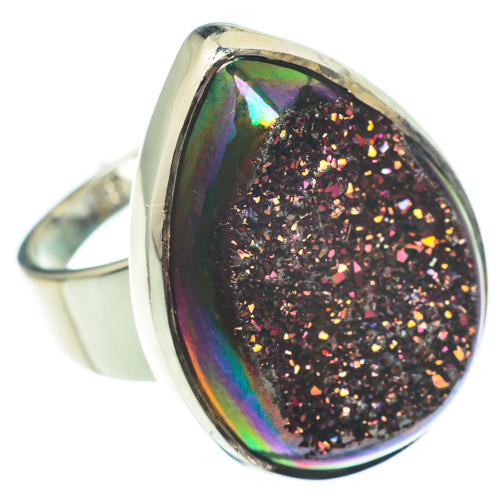 Titanium Druzy Rings handcrafted by Anasilvercos - RING61436