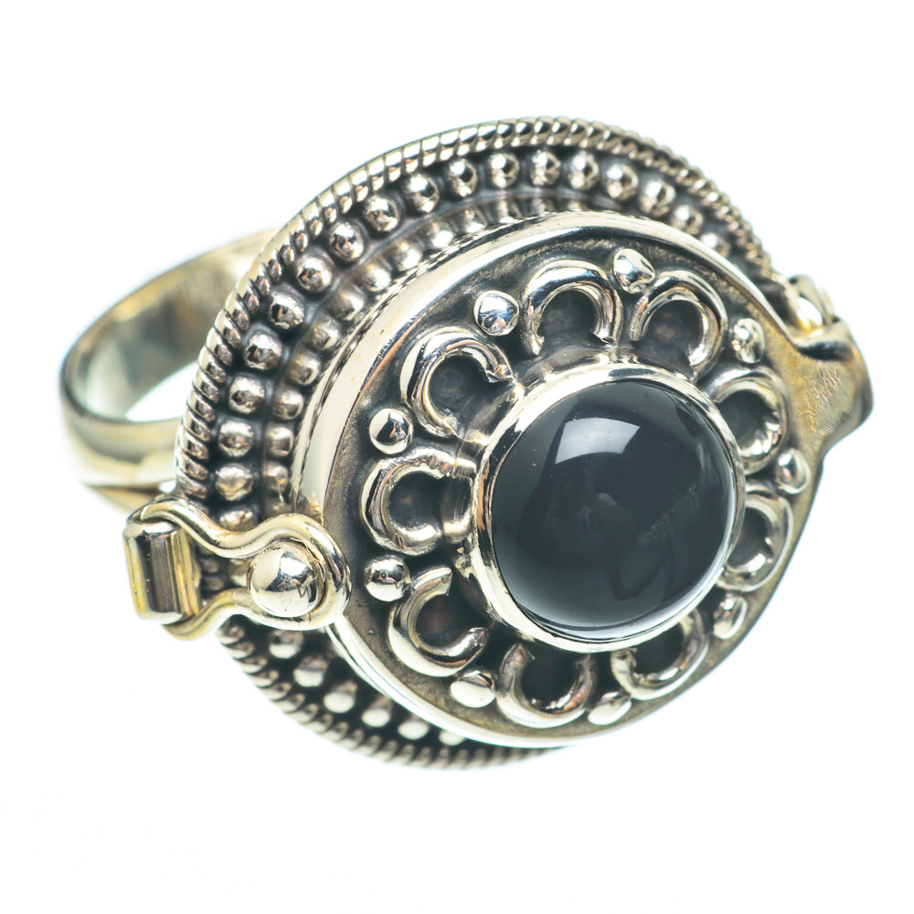 Black Onyx Rings handcrafted by Anasilvercos - RING61441