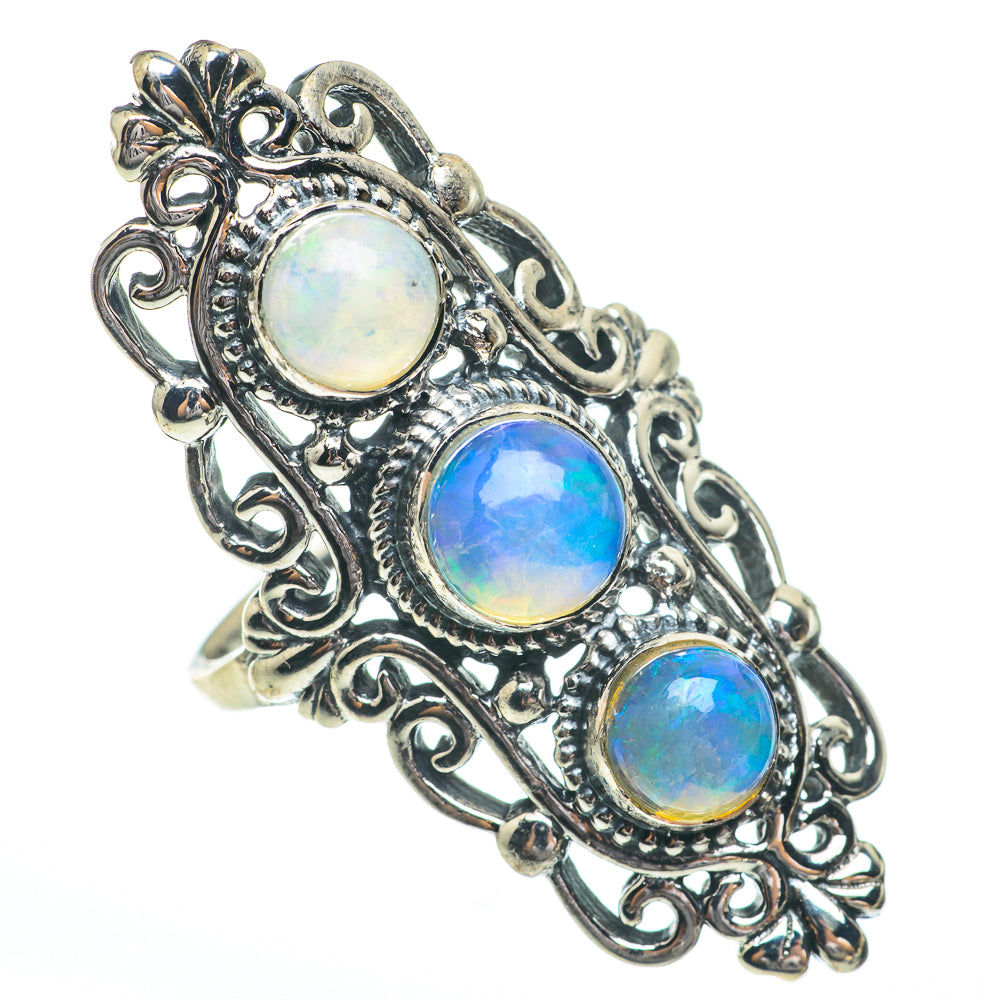 Ethiopian Opal Rings handcrafted by Anasilvercos - RING61446