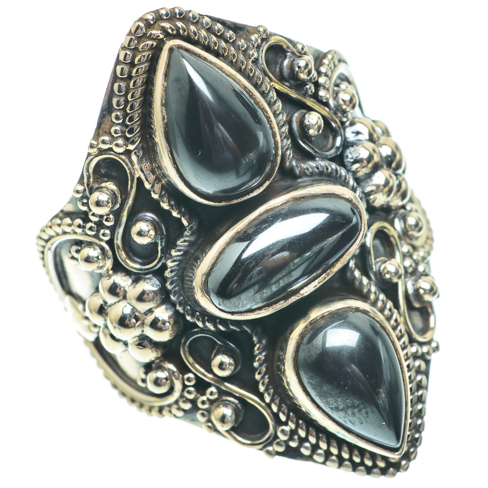 Hematite Rings handcrafted by Anasilvercos - RING61448