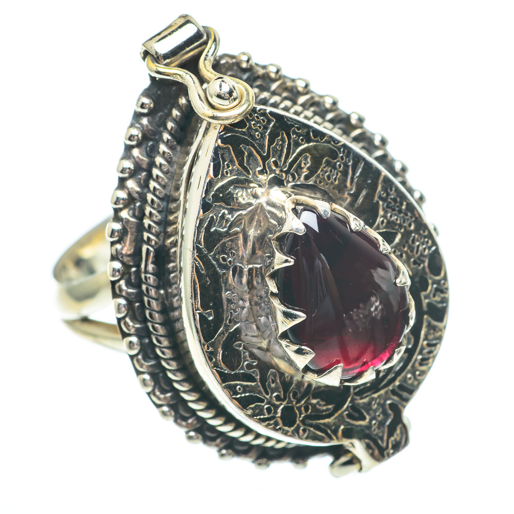 Garnet Rings handcrafted by Anasilvercos - RING61484