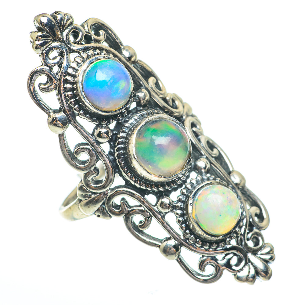 Ethiopian Opal Rings handcrafted by Anasilvercos - RING61488