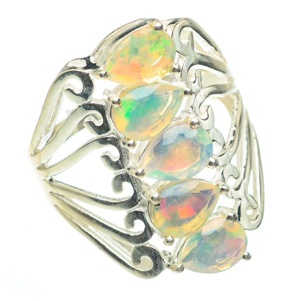 Ethiopian Opal Rings handcrafted by Anasilvercos - RING61489
