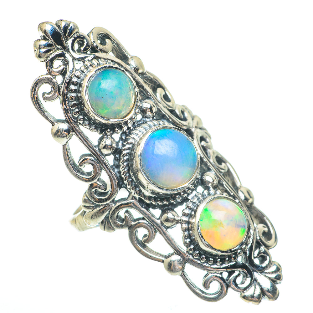 Ethiopian Opal Rings handcrafted by Anasilvercos - RING61490