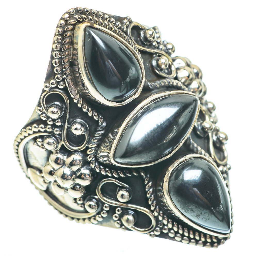 Hematite Rings handcrafted by Anasilvercos - RING61492