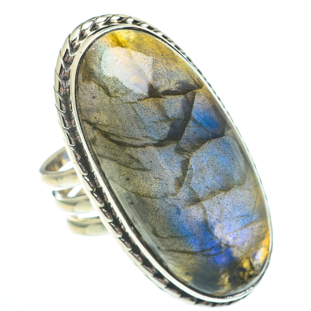 Labradorite Rings handcrafted by Anasilvercos - RING61495