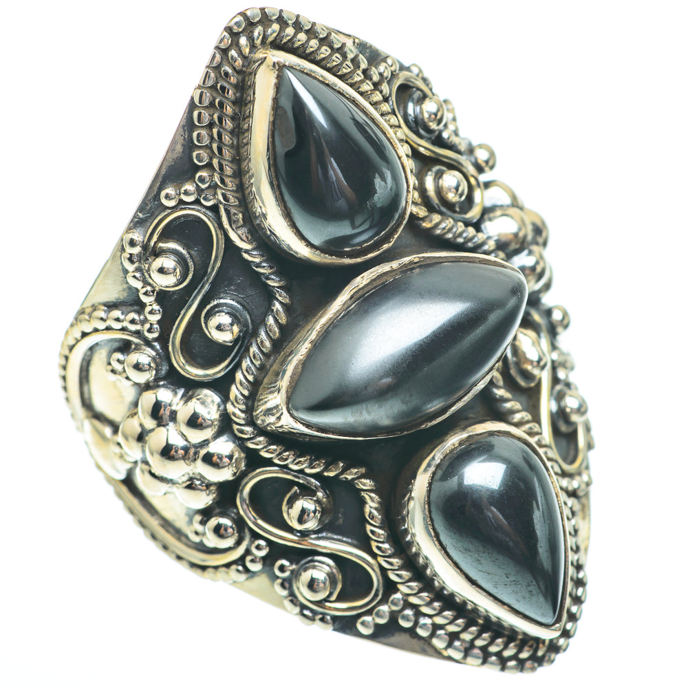 Hematite Rings handcrafted by Anasilvercos - RING61504