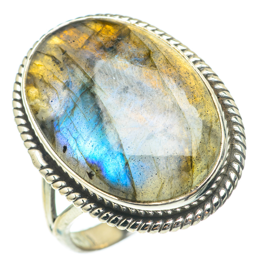 Labradorite Rings handcrafted by Anasilvercos - RING61507