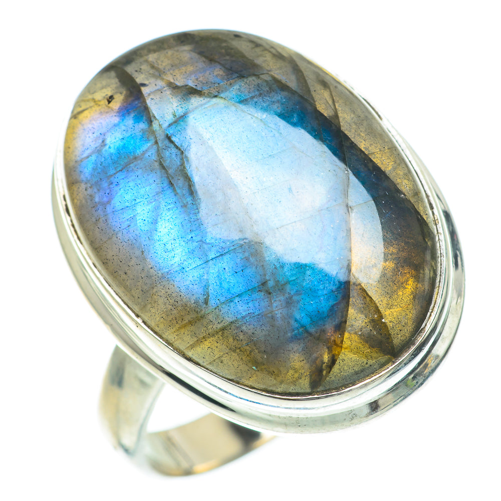 Labradorite Rings handcrafted by Anasilvercos - RING61514