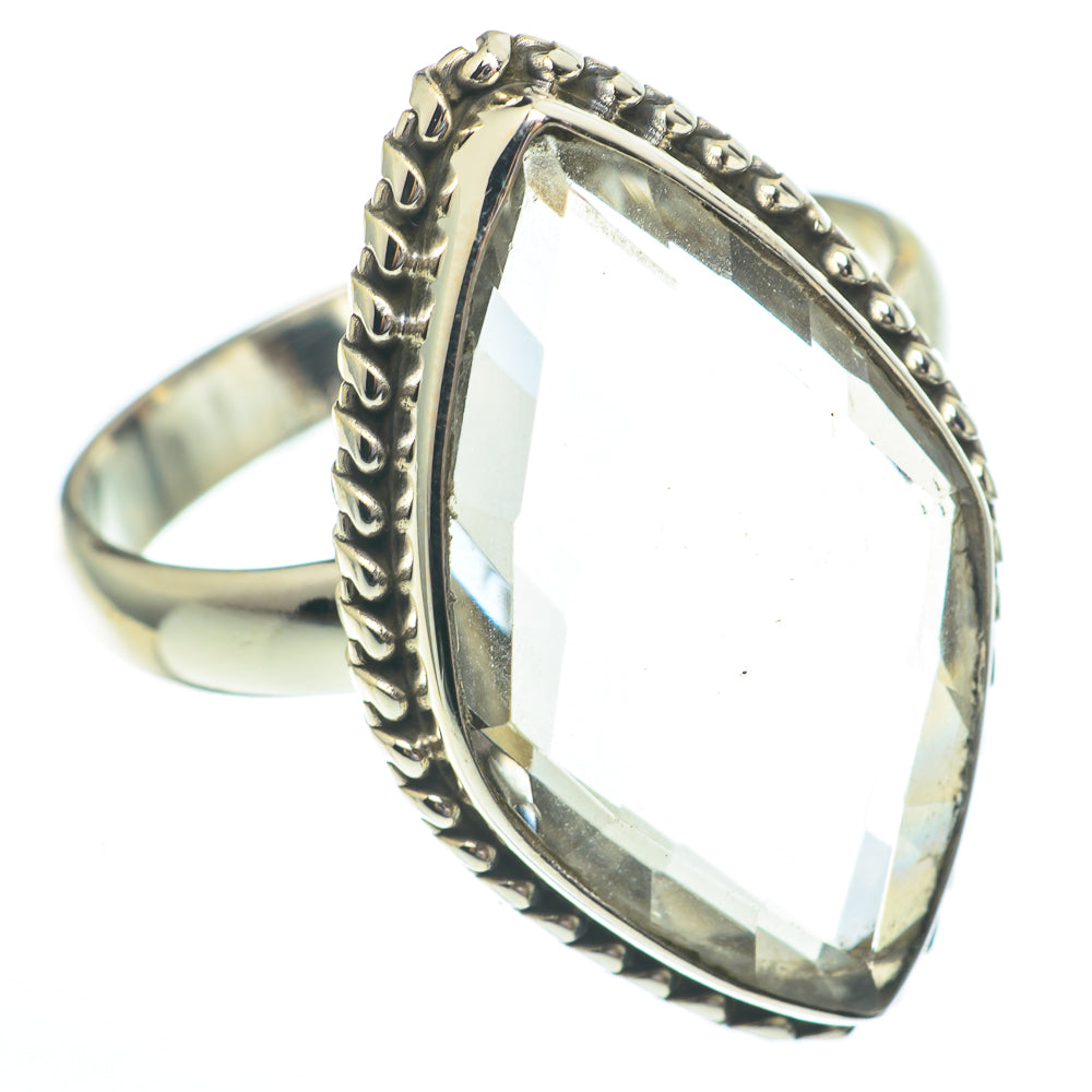 White Quartz Rings handcrafted by Anasilvercos - RING61535