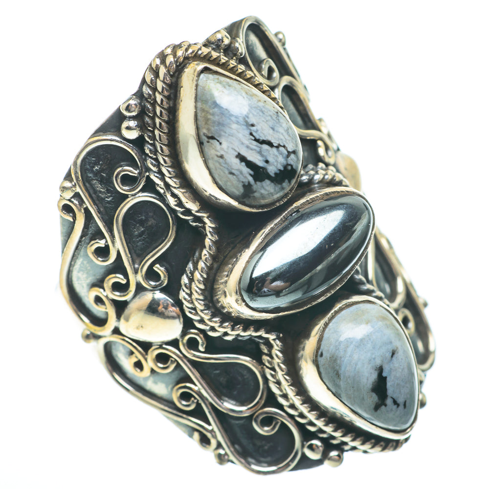 Hematite Rings handcrafted by Anasilvercos - RING61540