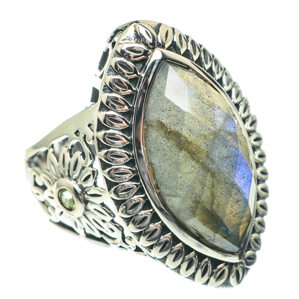 Labradorite Rings handcrafted by Anasilvercos - RING61545