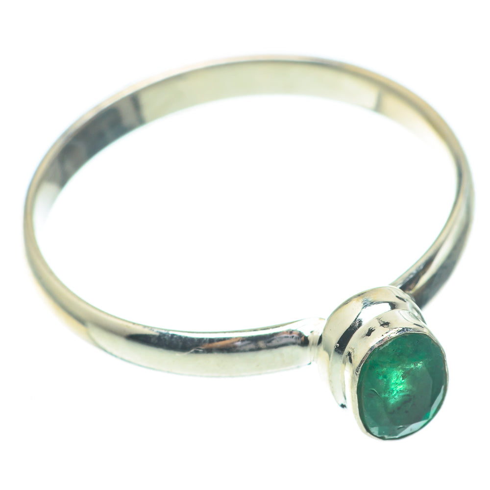Zambian Emerald Rings handcrafted by Anasilvercos - RING61548