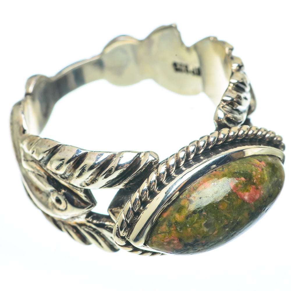 Unakite Rings handcrafted by Anasilvercos - RING61553
