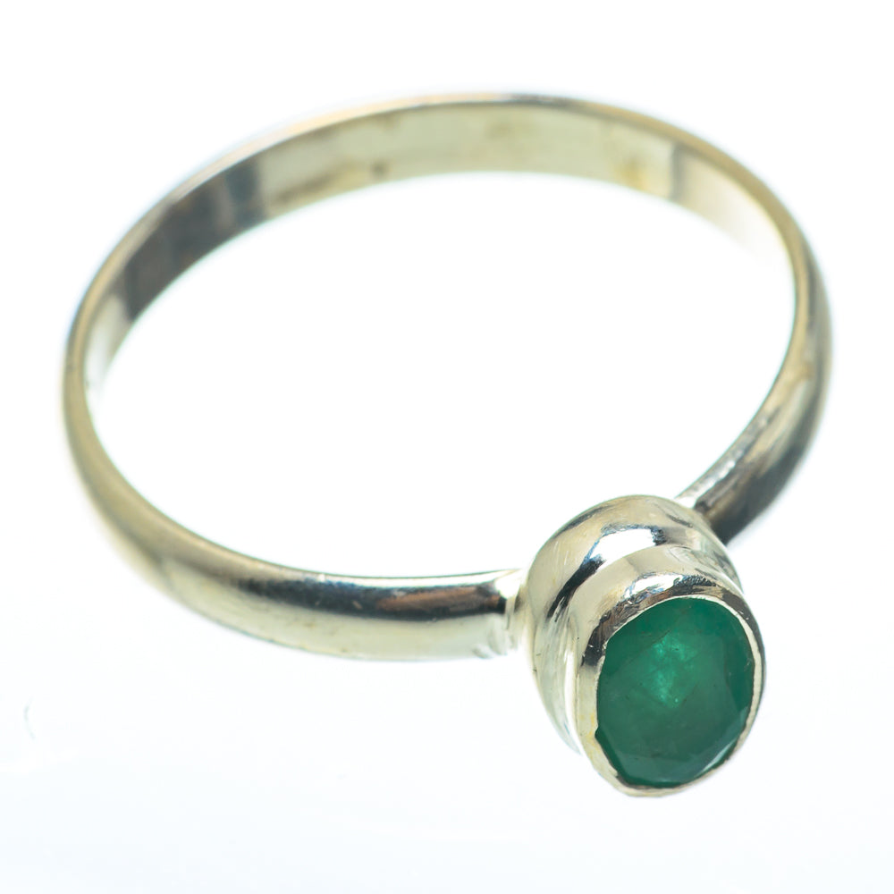 Zambian Emerald Rings handcrafted by Anasilvercos - RING61555