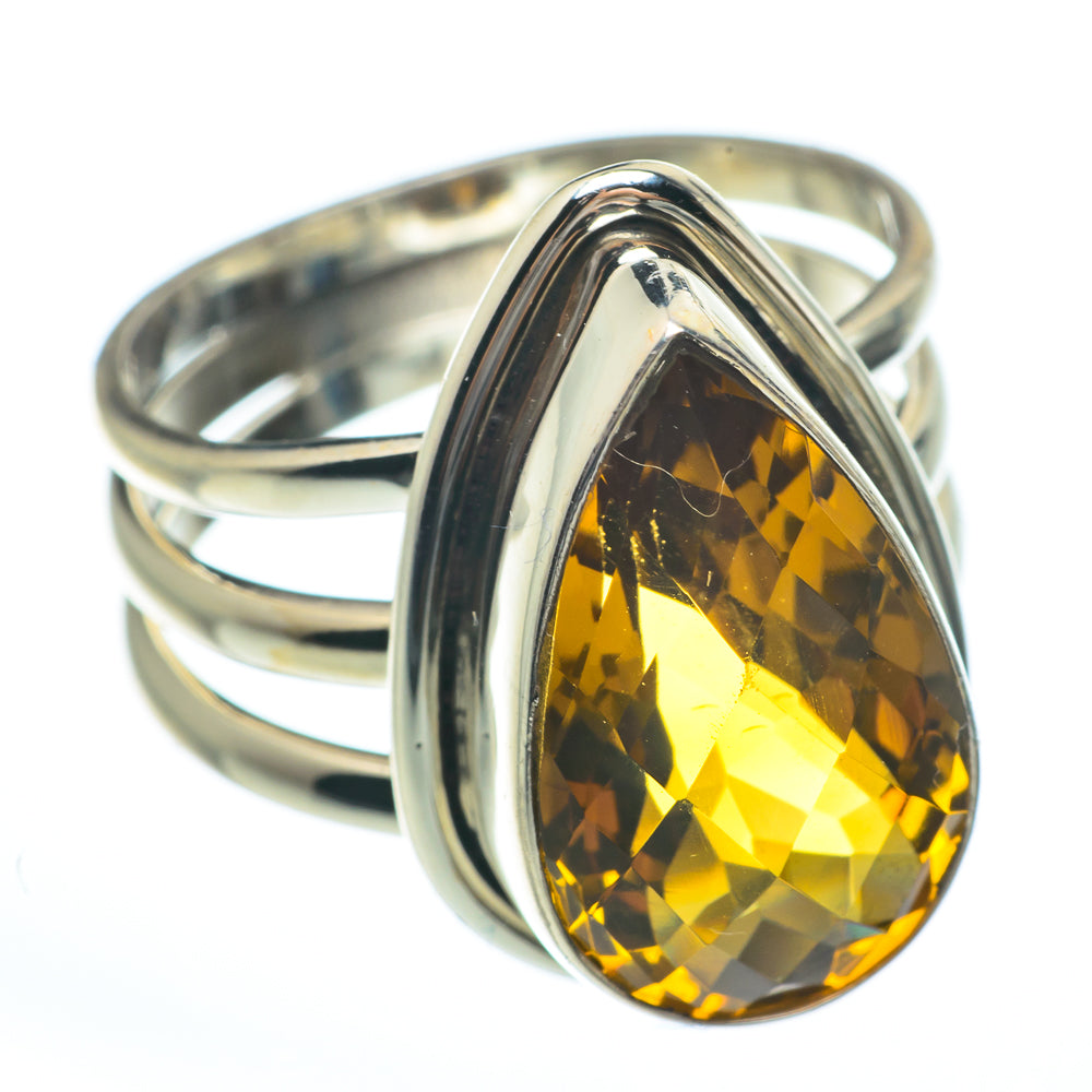 Mandarin Citrine Rings handcrafted by Anasilvercos - RING61557
