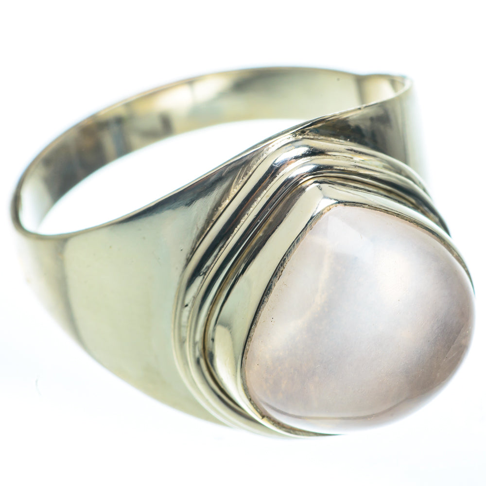 Rose Quartz Rings handcrafted by Anasilvercos - RING61561