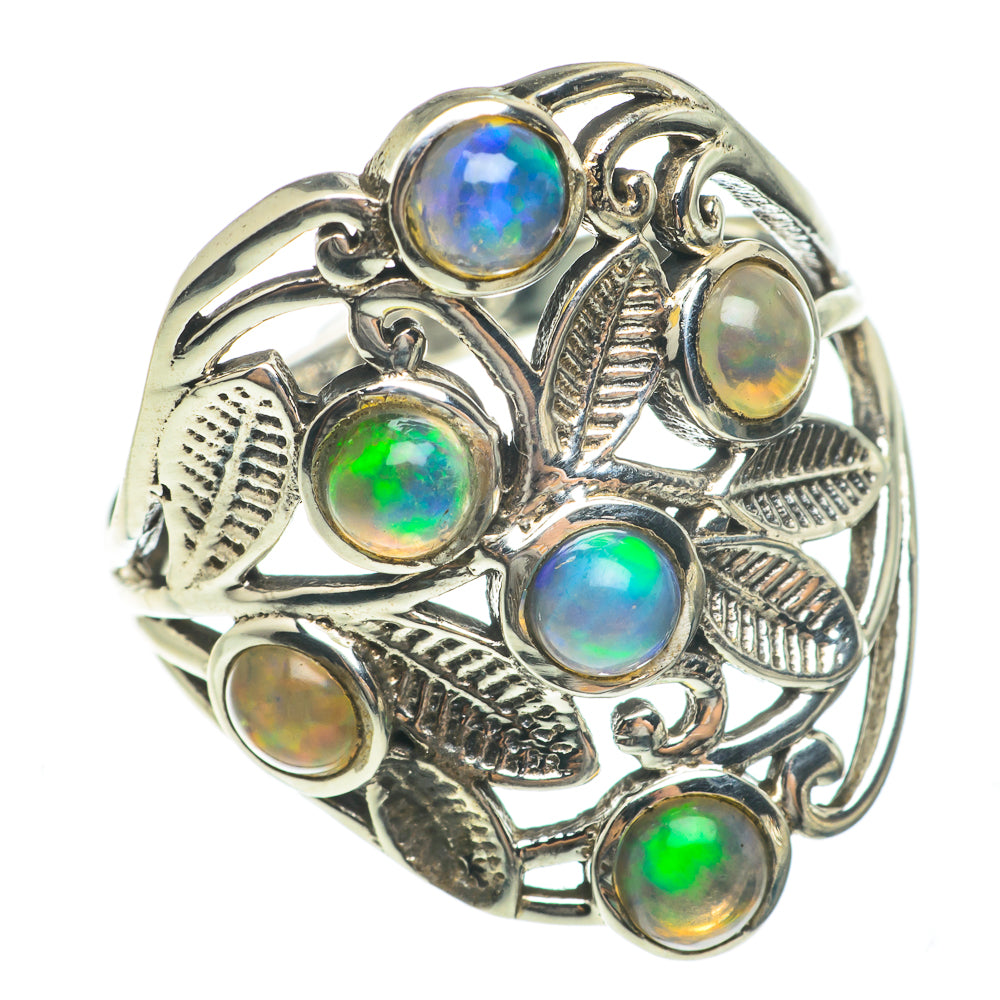 Ethiopian Opal Rings handcrafted by Anasilvercos - RING61575