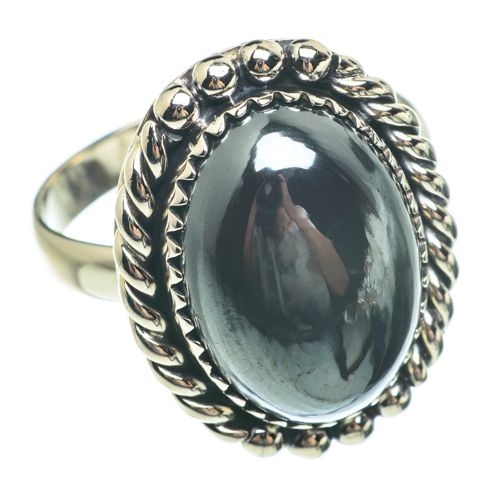 Hematite Rings handcrafted by Anasilvercos - RING61576