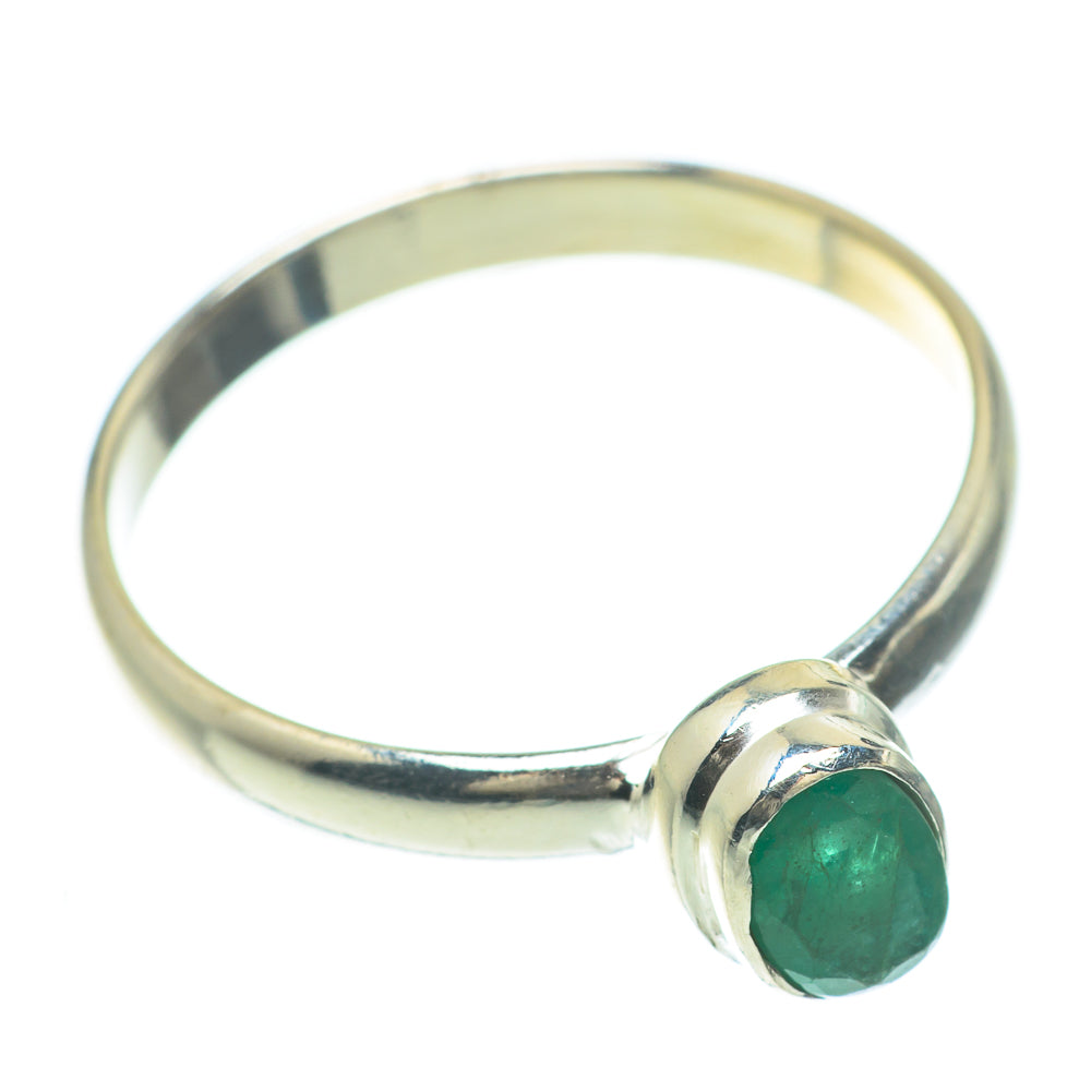 Zambian Emerald Rings handcrafted by Anasilvercos - RING61583