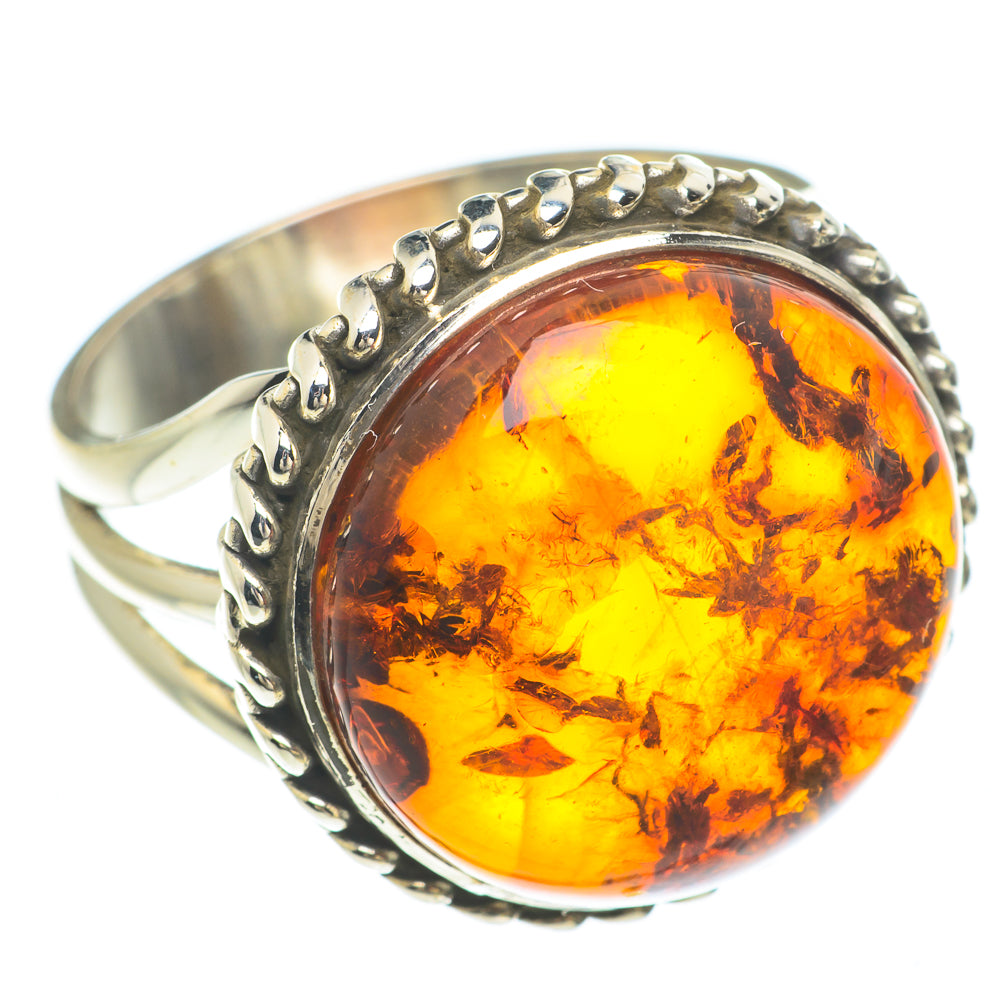 Baltic Amber Rings handcrafted by Anasilvercos - RING61587