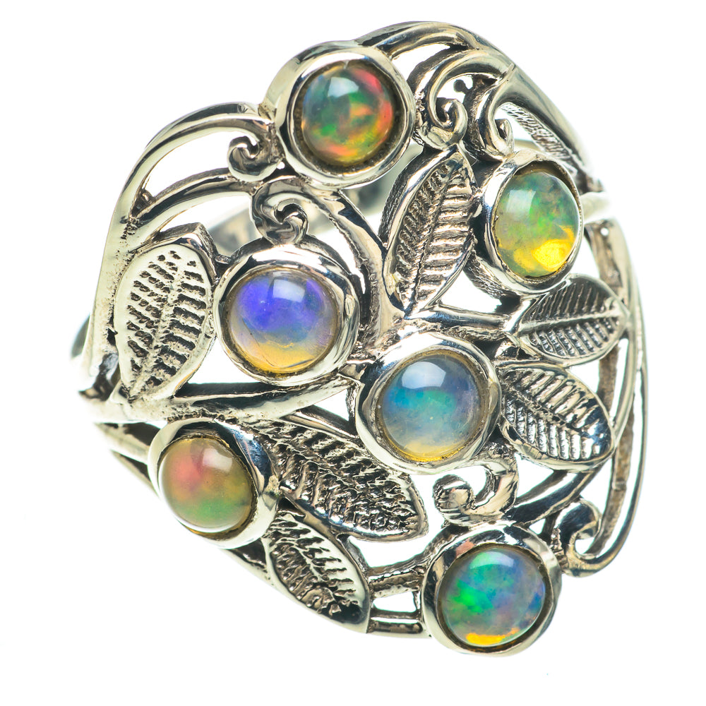 Ethiopian Opal Rings handcrafted by Anasilvercos - RING61602