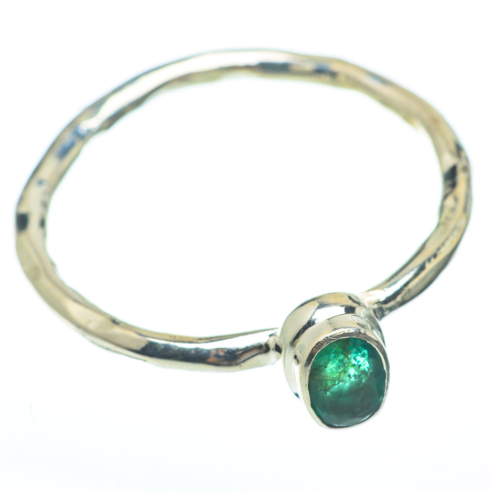 Zambian Emerald Rings handcrafted by Anasilvercos - RING61611