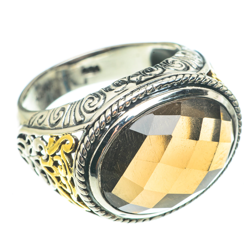 Smoky Quartz Rings handcrafted by Anasilvercos - RING61613