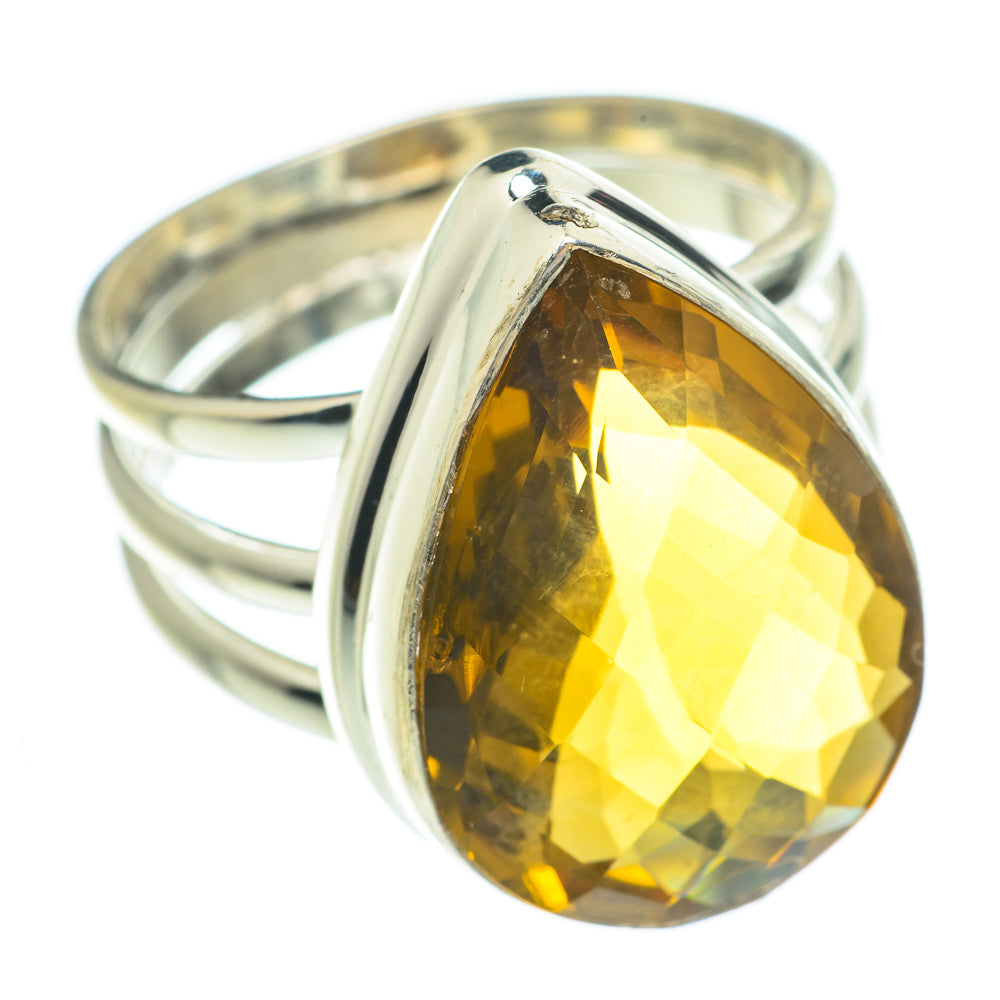 Mandarin Citrine Rings handcrafted by Anasilvercos - RING61614