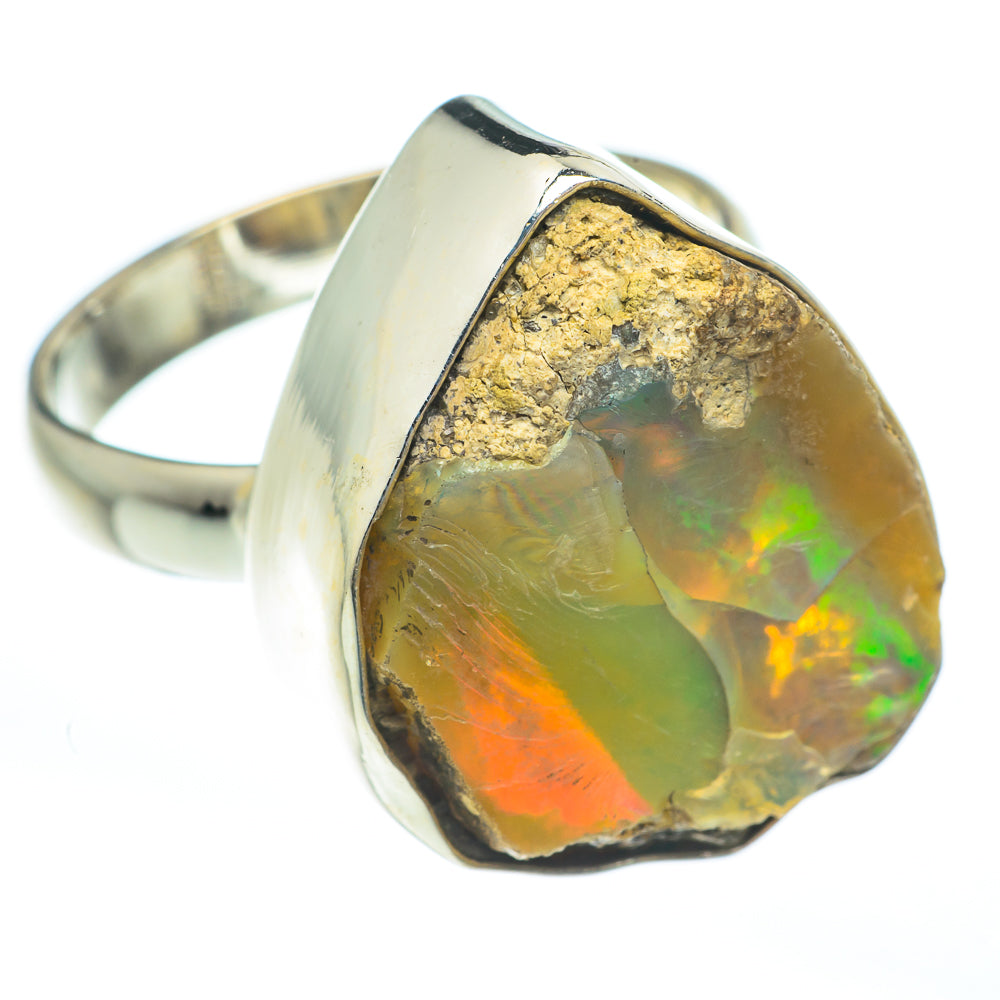 Ethiopian Opal Rings handcrafted by Anasilvercos - RING61629