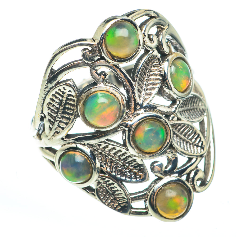 Ethiopian Opal Rings handcrafted by Anasilvercos - RING61630