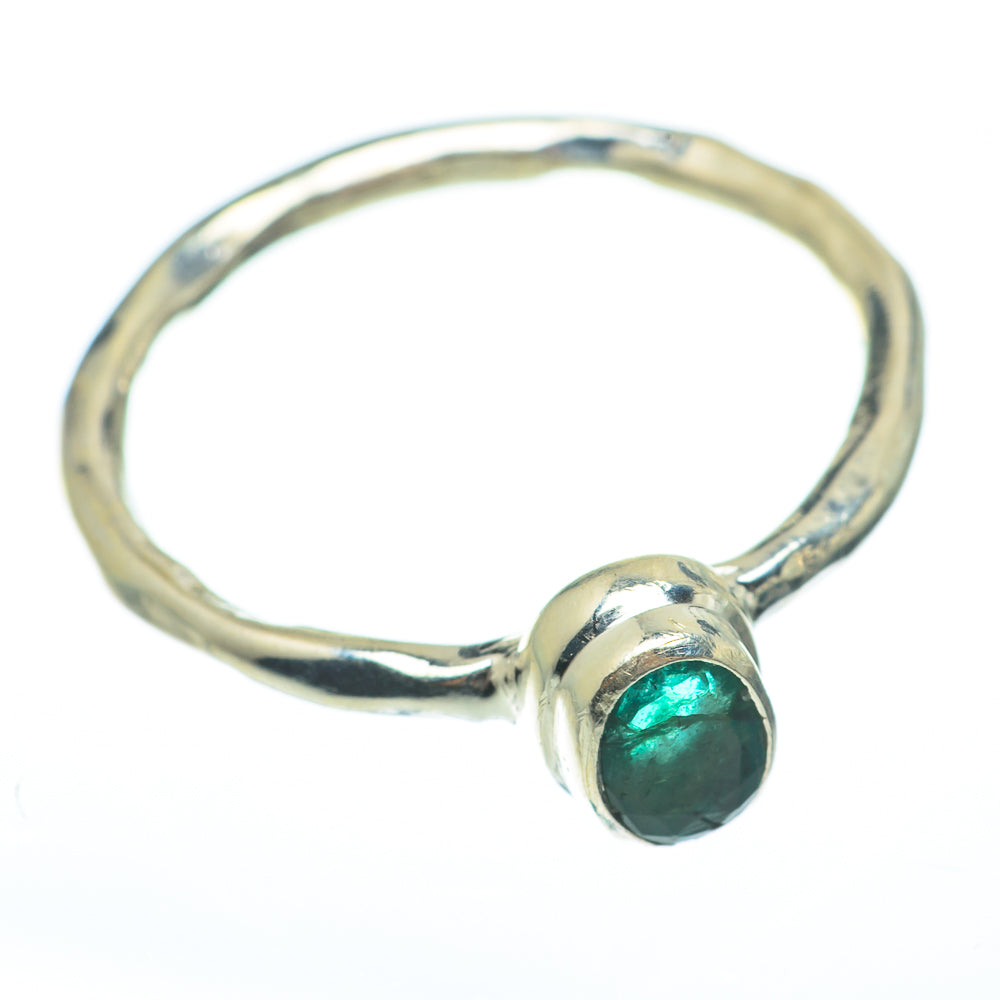 Zambian Emerald Rings handcrafted by Anasilvercos - RING61635