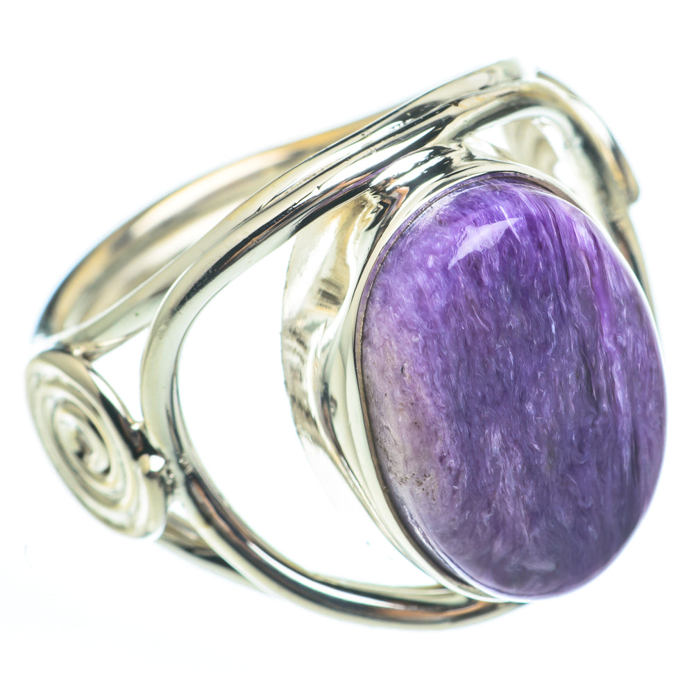 Charoite Rings handcrafted by Anasilvercos - RING61644