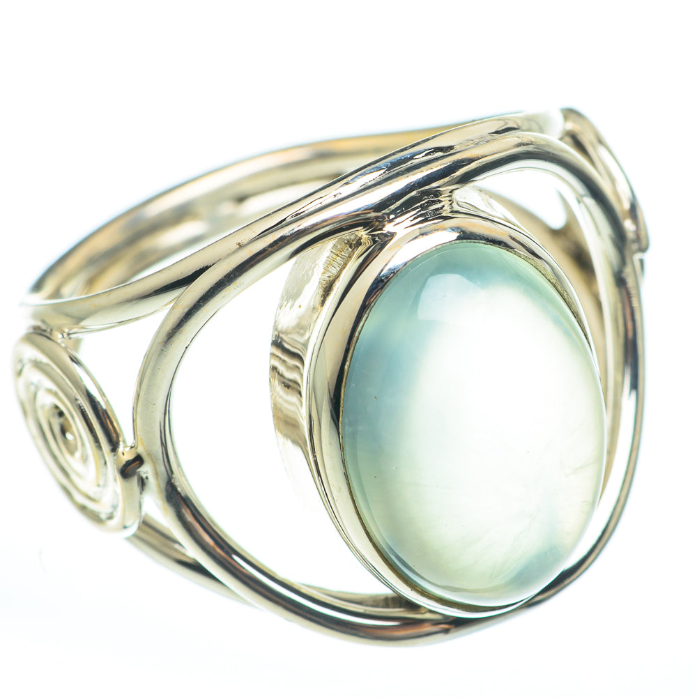 Aqua Chalcedony Rings handcrafted by Anasilvercos - RING61657