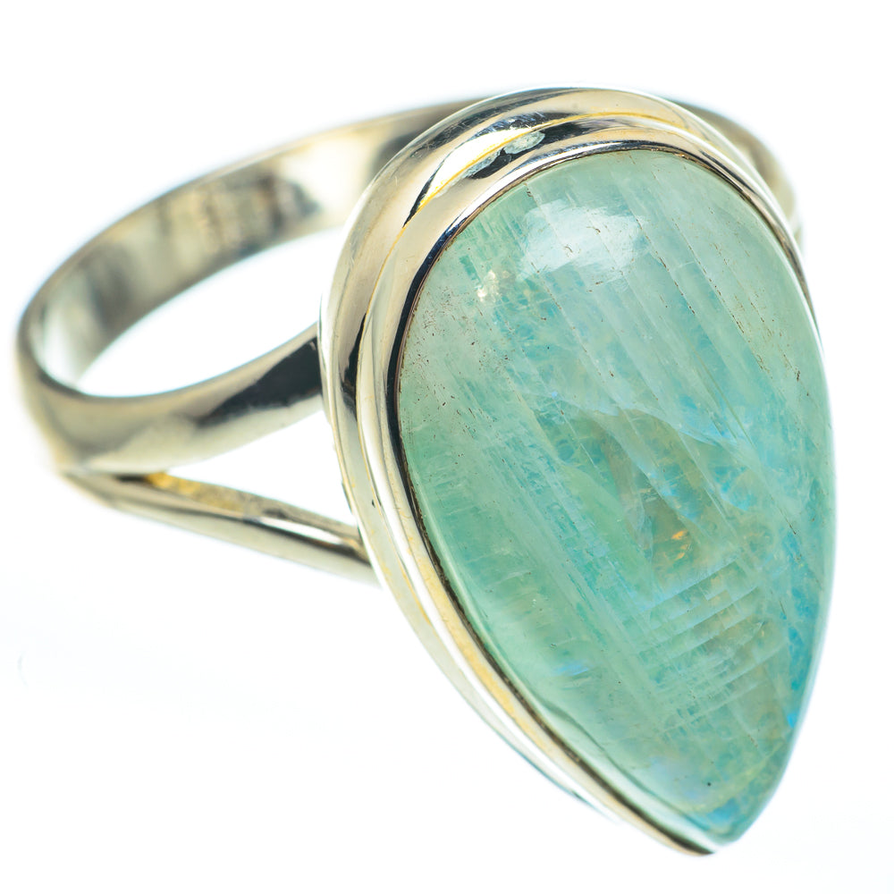 Green Moonstone Rings handcrafted by Anasilvercos - RING61660